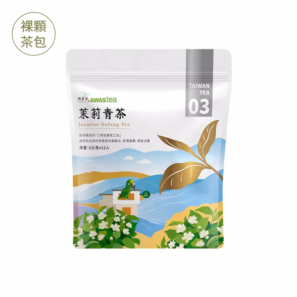 100%臺灣茶・3號茉莉青茶（6g × 12包）
